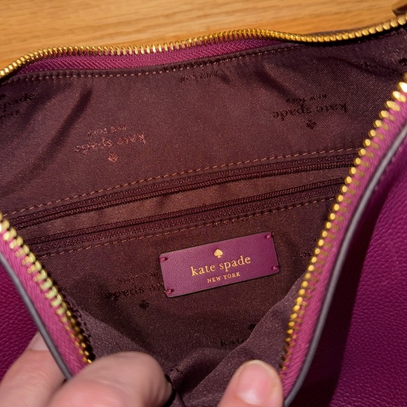 Kate Spade ♠️ Kayla Convertible Shoulder Bag Crossbody Raspberry Style KK055 - Picture 5 of 12